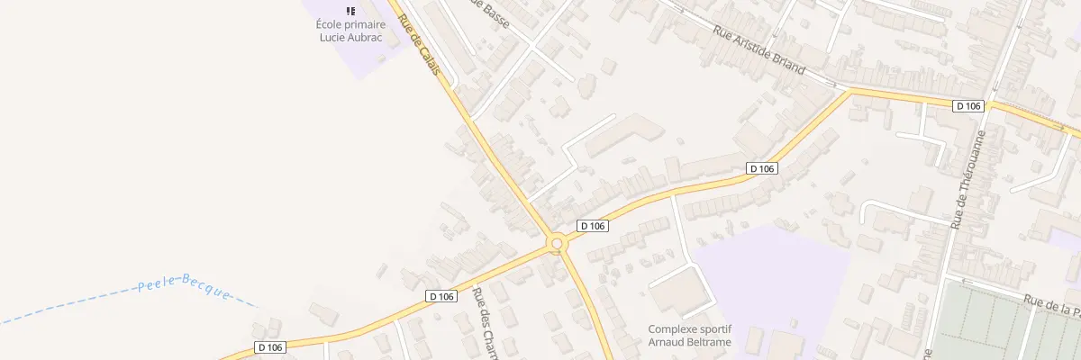 Plan du 148 Rue de Calais à Hazebrouck