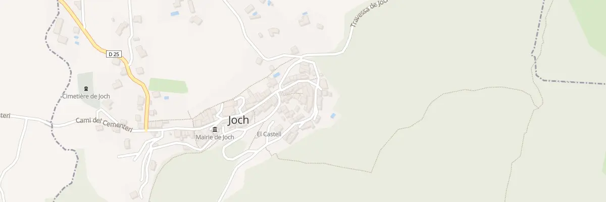 Plan du 68 Le Village à Joch