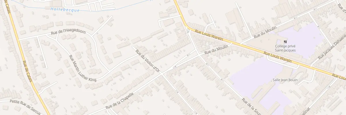 Plan du 24 Rue de la Chapelle à Hazebrouck