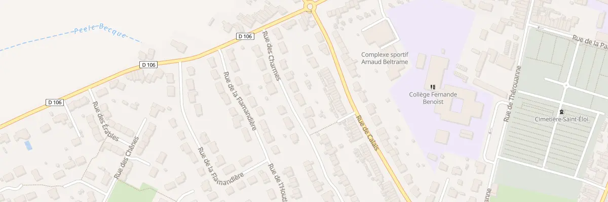Plan du 11 Rue des Charmes à Hazebrouck