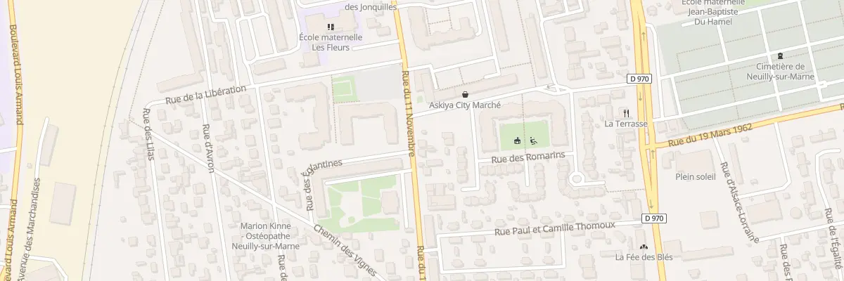 Plan du 66 Rue du Onze Novembre à Neuilly-sur-Marne