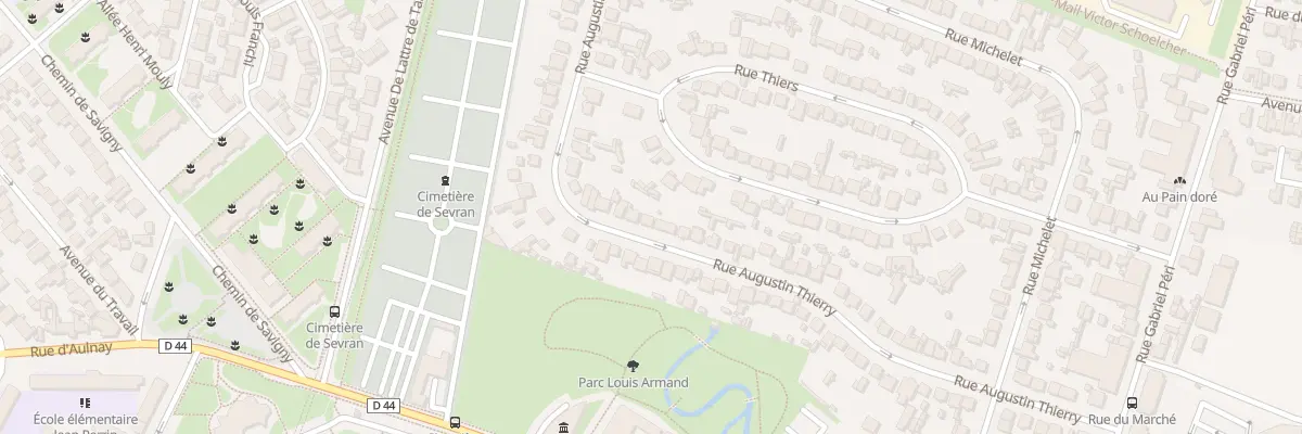 Plan du 60 Rue Augustin Thierry à Sevran