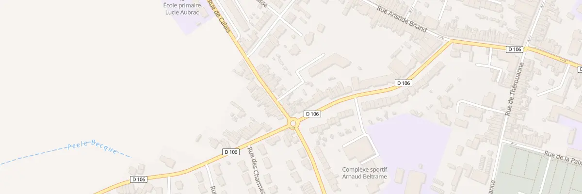 Plan du 144 Rue de Calais à Hazebrouck