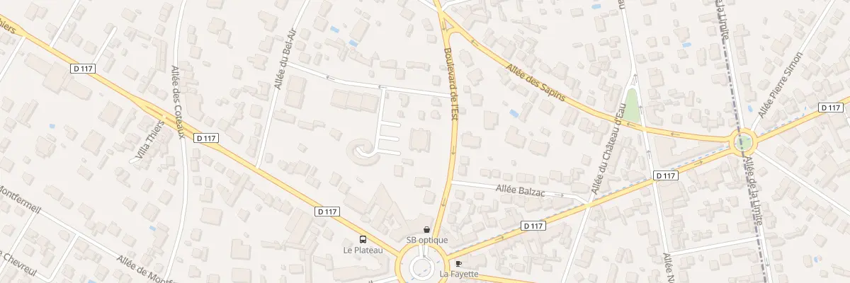 Plan du 5 Bd de l’Est au Raincy