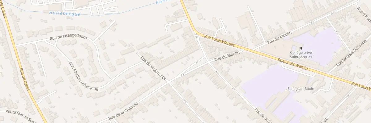 Plan du 18 Rue de la Chapelle à Hazebrouck