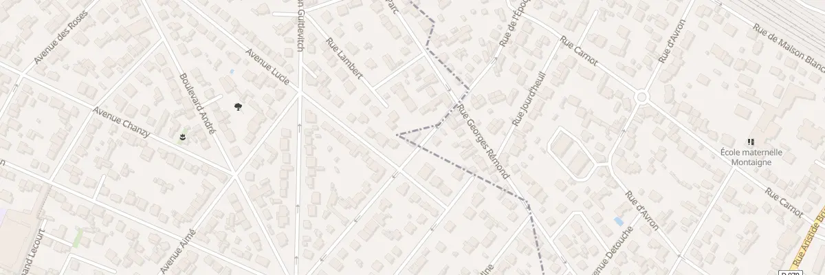 Plan du 4 Av Marcel à Gagny