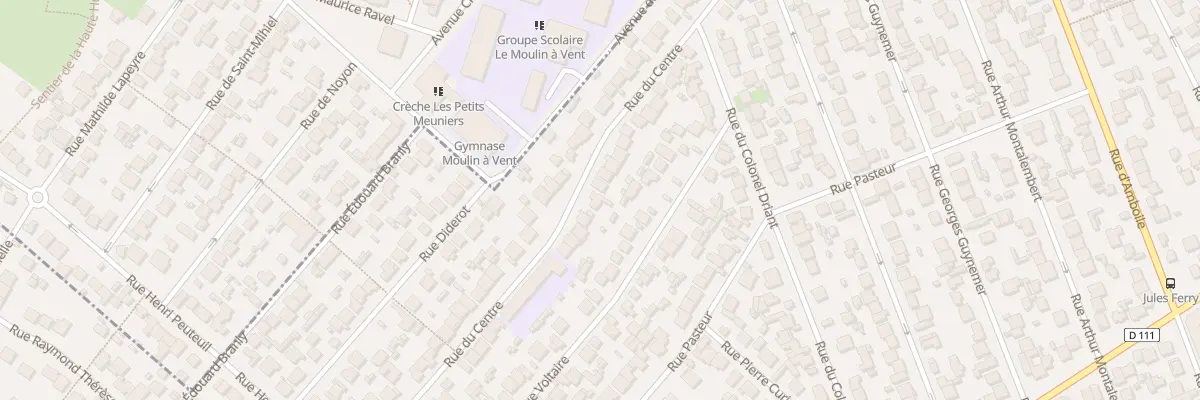 Plan du 44 Rue du Centre à Ormesson-sur-Marne