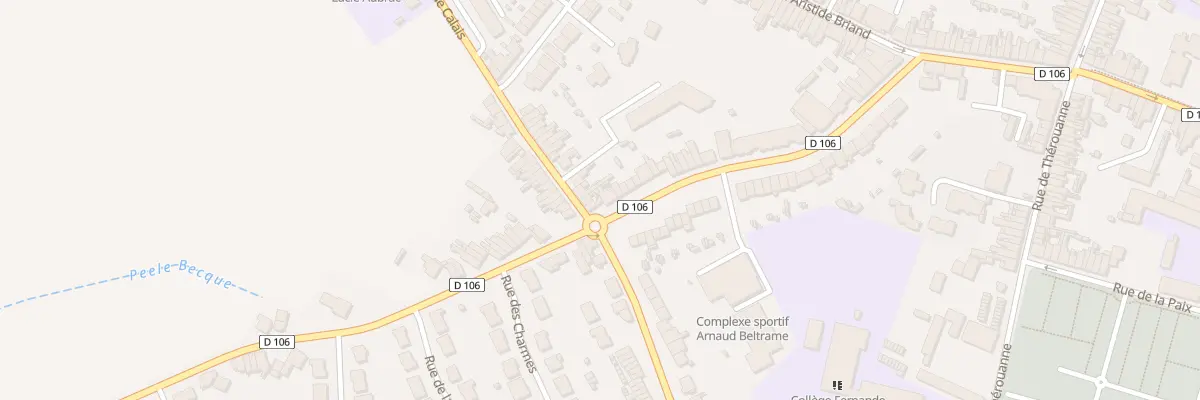 Plan du 138 Rue de Calais à Hazebrouck