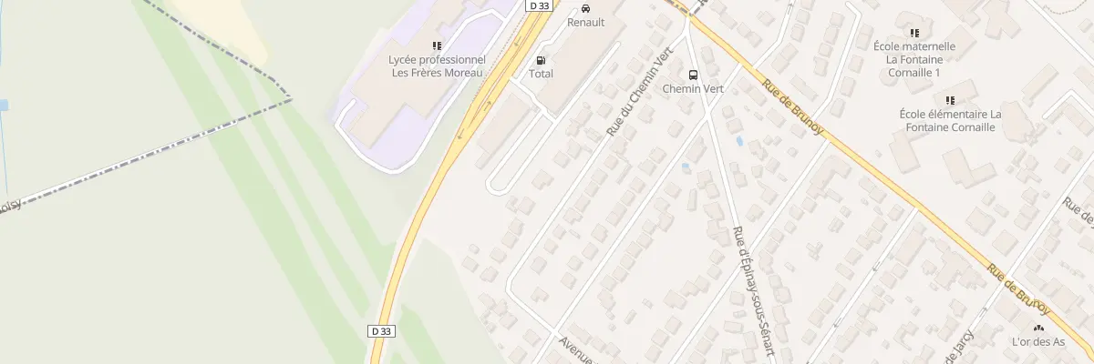 Plan du 22 Rue du Chemin Vert à Quincy-sous-Sénart