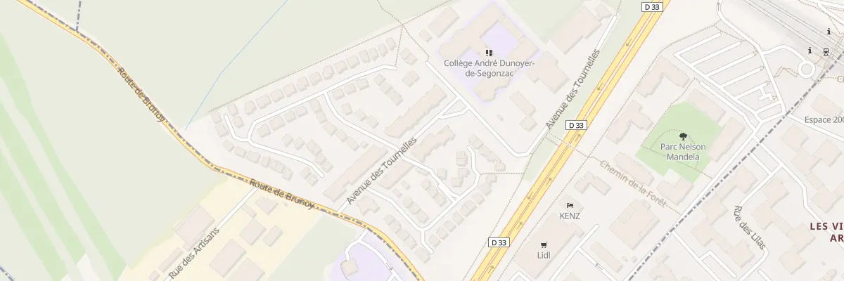 Plan du 22 Av des Tournelles à Boussy-Saint-Antoine