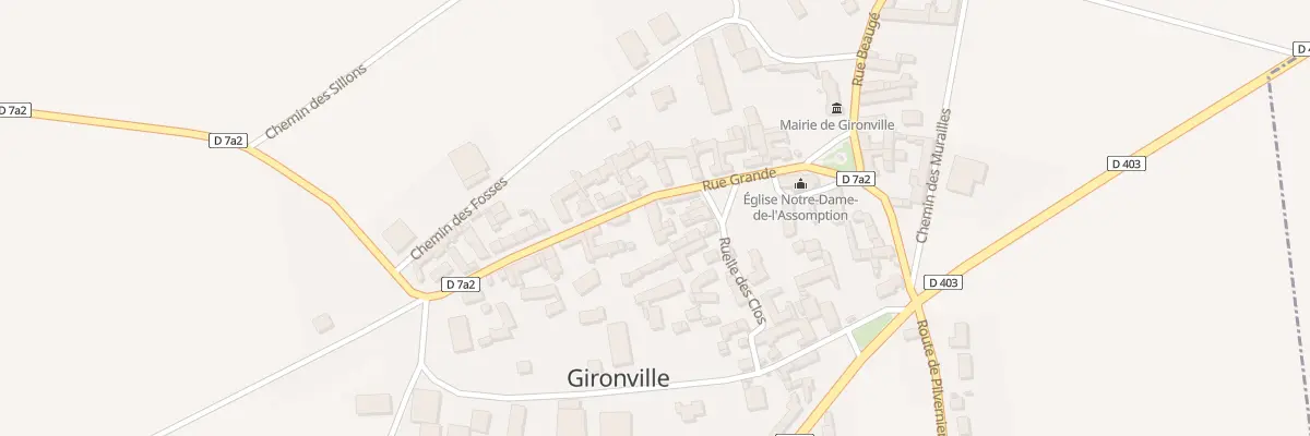 Plan du 11 Rue Grande à Gironville