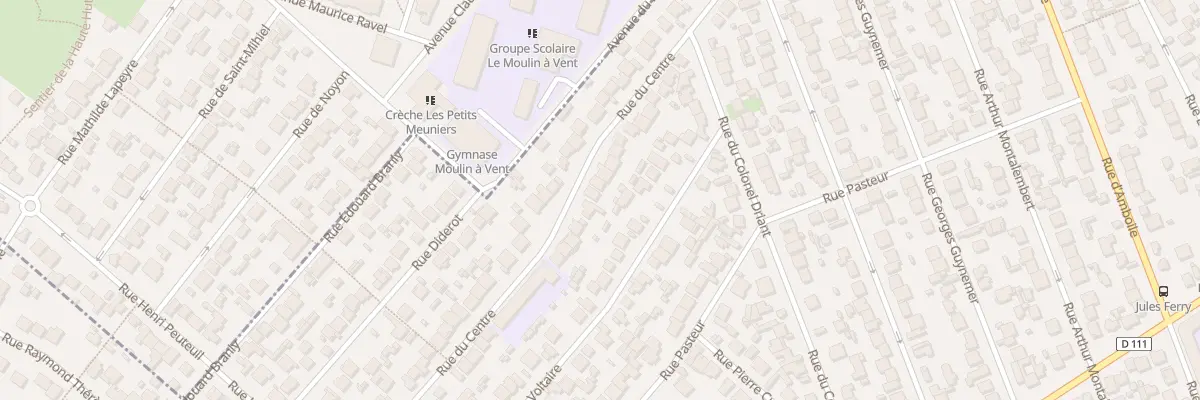 Plan du 46 Rue du Centre à Ormesson-sur-Marne