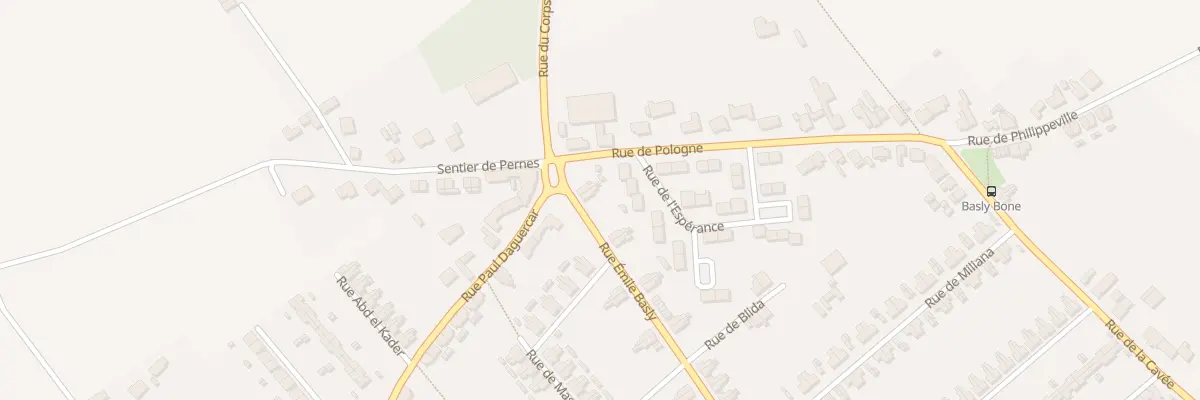 Plan du 1300 Rue Emile Basly à Bruay-la-Buissière