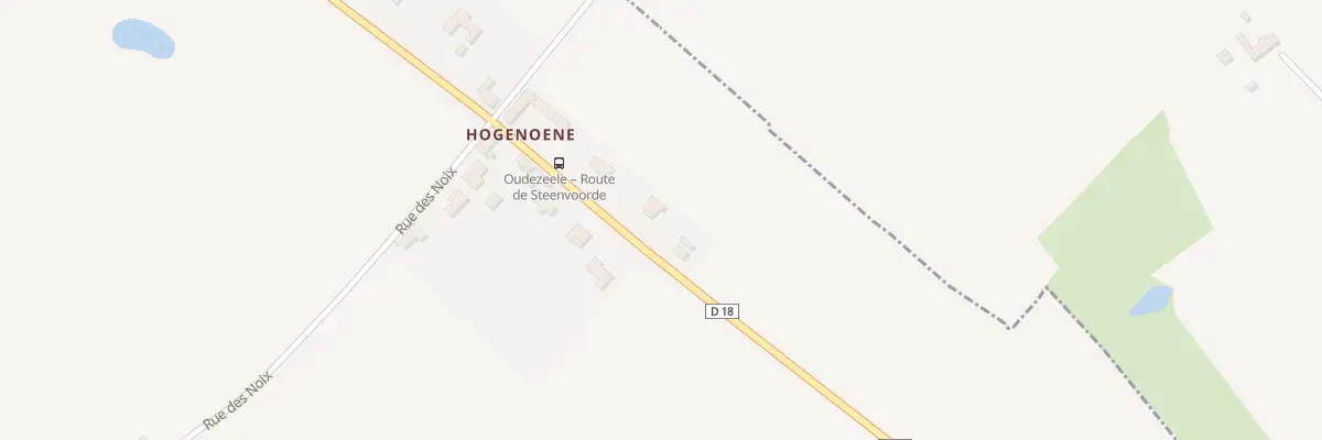 Plan du 1651 Rte de Steenvoorde à Oudezeele