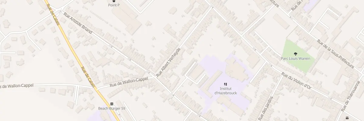 Plan du 47 Rue Albert Verheyde à Hazebrouck
