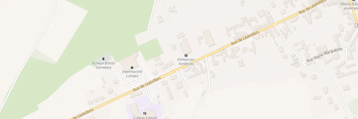 Plan du 1 Che du Tour des Haies à Acheux-en-Amiénois