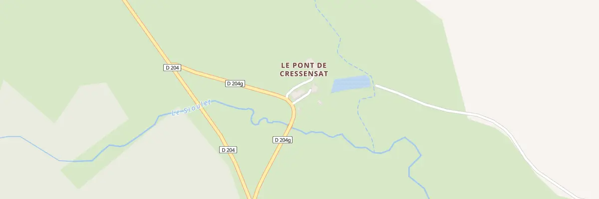 Plan du 5016 Cressenssat à Verneugheol