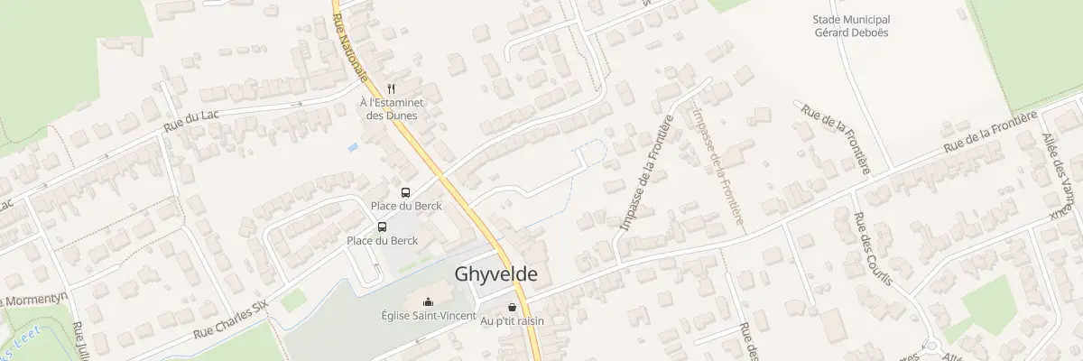 Plan du 135 Rue Nationale Ghyvelde à Ghyvelde