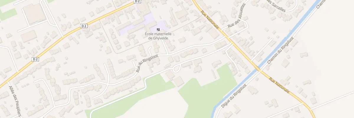 Plan du 5B Rue du Ringsloot Ghyvelde à Ghyvelde