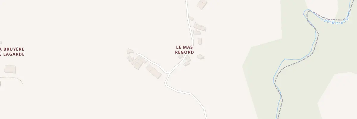 Plan du 5205 Le Mas Regord à La Selve