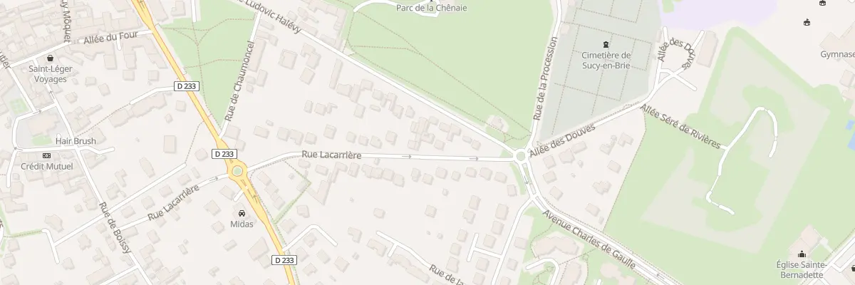 Plan du 31 Rue Lacarrière à Sucy-en-Brie