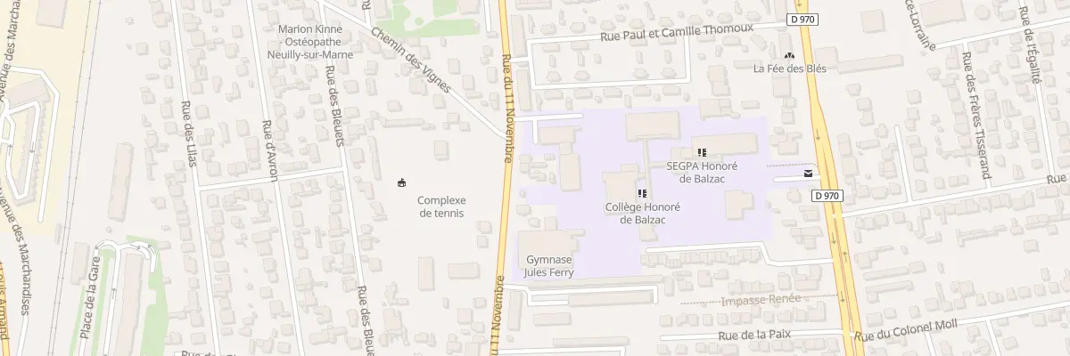 Plan du 46B Rue du Onze Novembre à Neuilly-sur-Marne