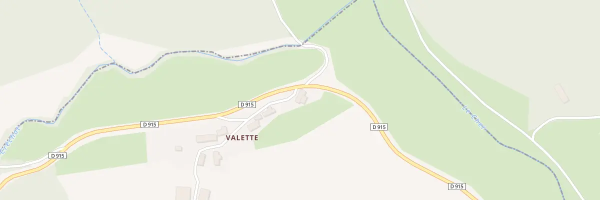 Plan du 5001 Vallette à Chambonchard