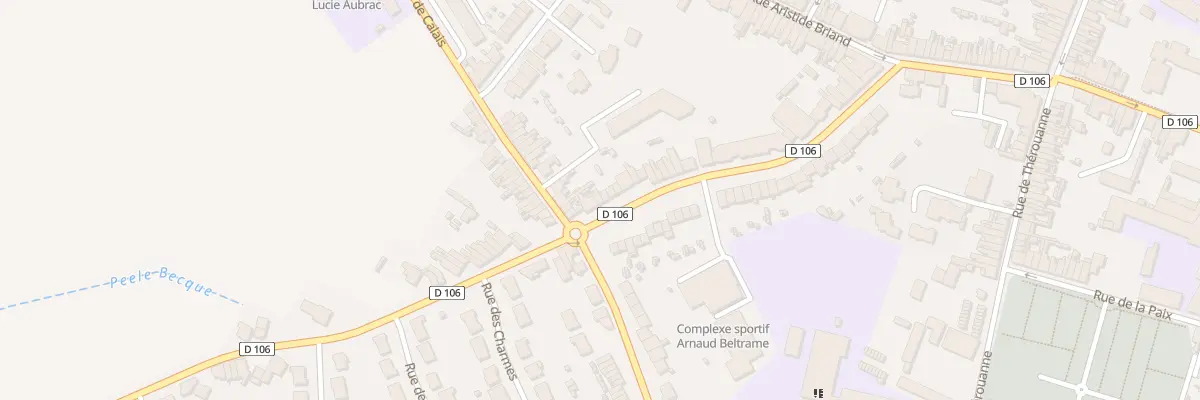 Plan du 58 Rue de Sercus à Hazebrouck