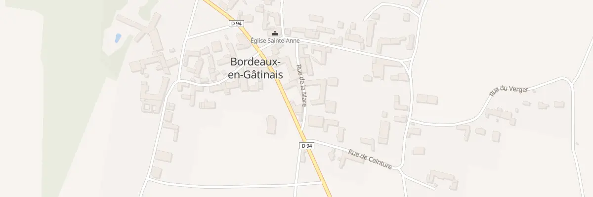 Plan du 27 Gr Grande Rue à Bordeaux-en-Gâtinais