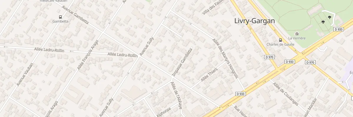 Plan du 5 Imp Gambetta à Livry-Gargan