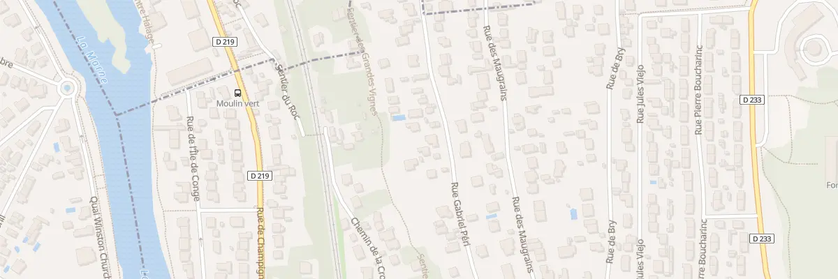 Plan du 95 Rue Gabriel Péri à Chennevières-sur-Marne