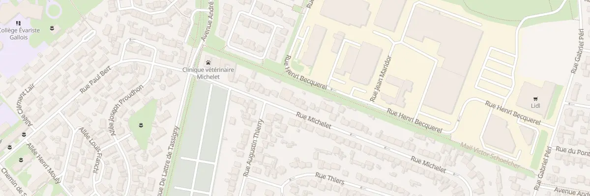 Plan du 110 Rue Michelet à Sevran