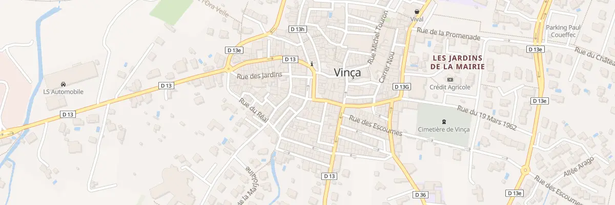 Plan du 1 Rue de la Foun Nova à Vinça