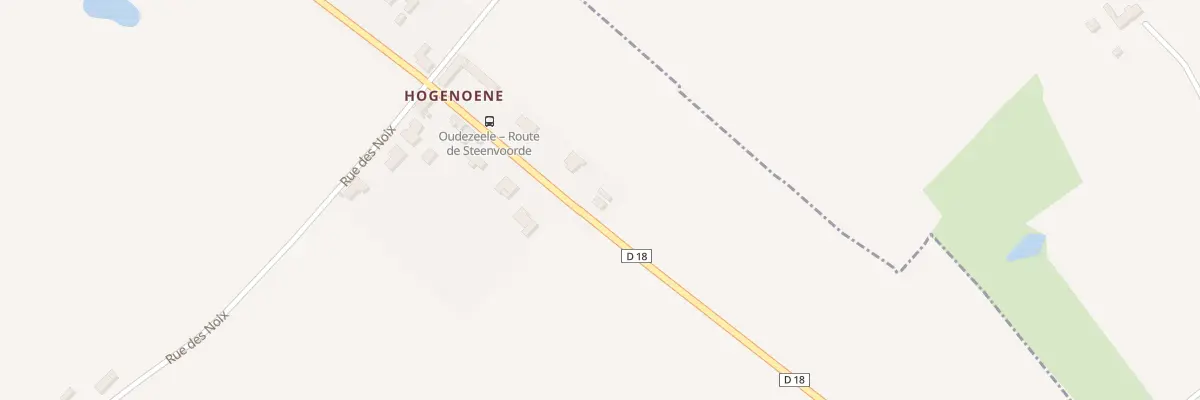 Plan du 1683 Rte de Steenvoorde à Oudezeele