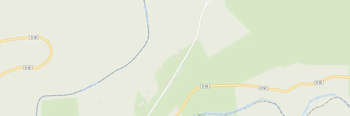 Plan du 26 Le Gue de Sellat à Mazirat
