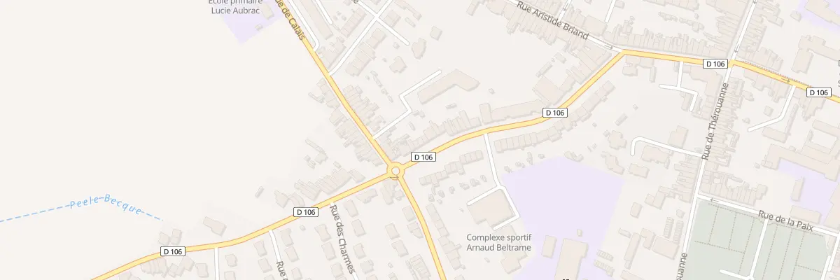 Plan du 54 Rue de Sercus à Hazebrouck