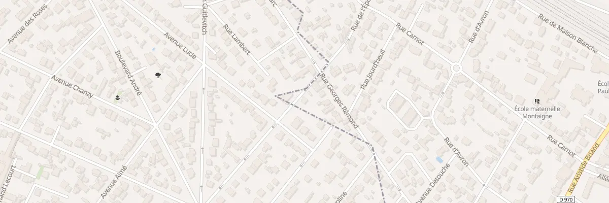 Plan du 5 Av Marcel à Gagny