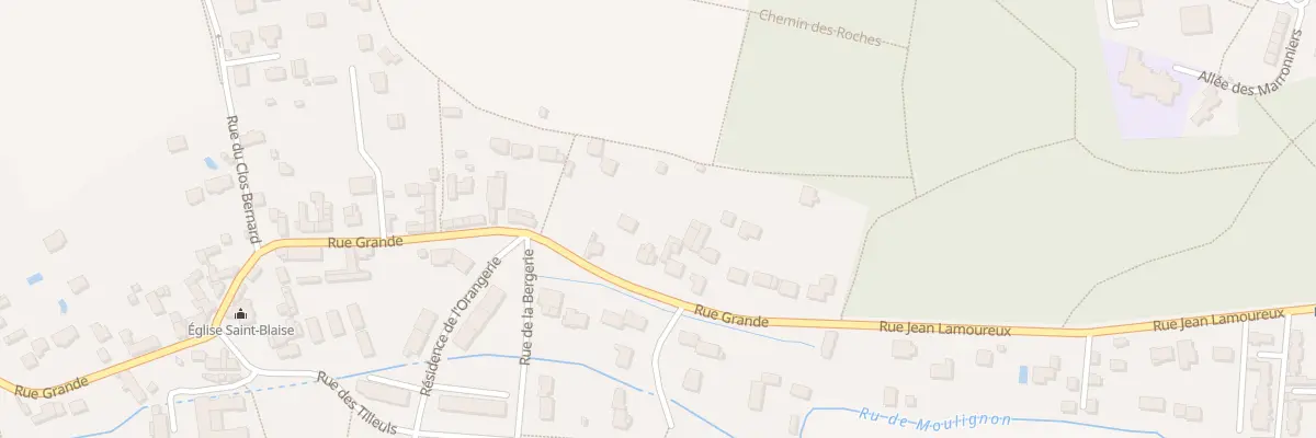 Plan du 150 Rue Grande à Saint-Fargeau-Ponthierry