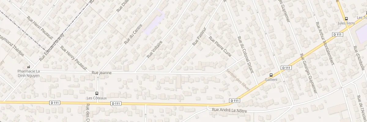 Plan du 4 Rue Pasteur à Ormesson-sur-Marne