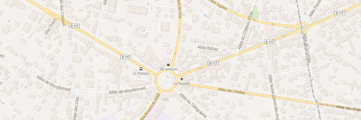 Plan du 4 Bd de l’Est au Raincy