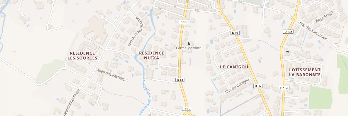Plan du 32 Rue Léon Trabis à Vinça