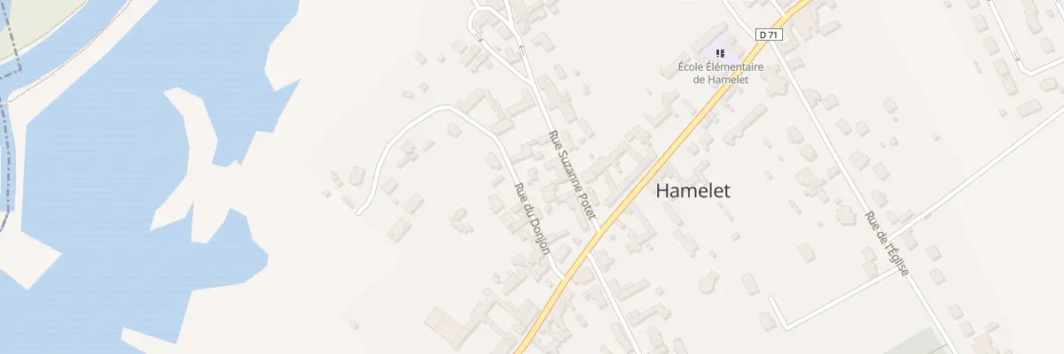 Plan du 8 Rue du Donjon à Hamelet