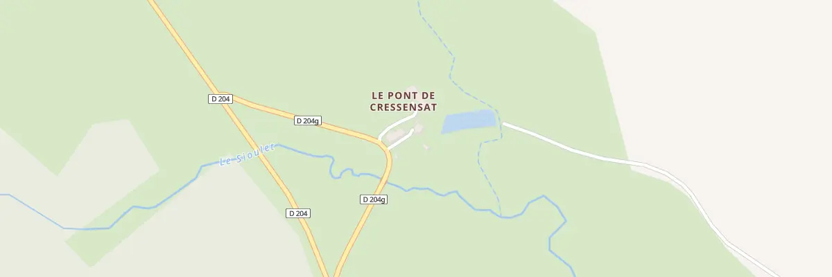 Plan du 5026A Pont de Cressenssat à Verneugheol