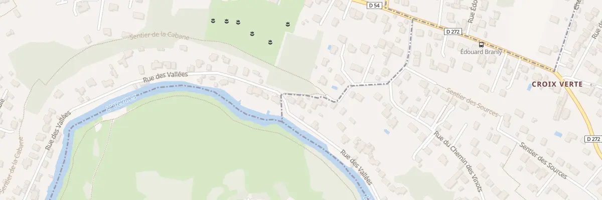 Plan du 68 Rue des Vallées à Mandres-les-Roses