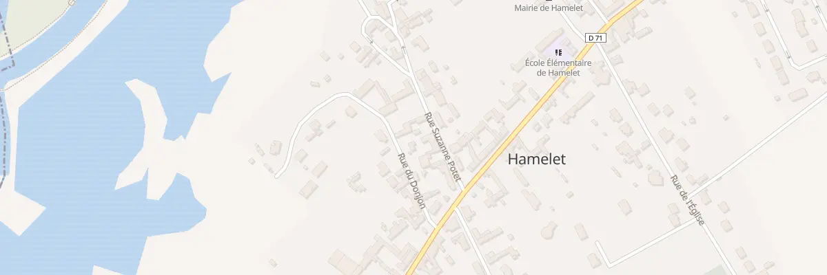 Plan du 10 Rue du Donjon à Hamelet