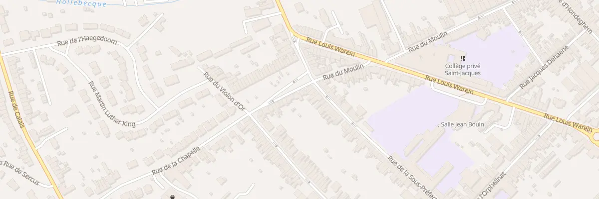 Plan du 1B Rue de la Chapelle à Hazebrouck