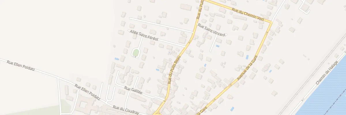Plan du 19 Rue du Puits Beau à Saint-Fargeau-Ponthierry