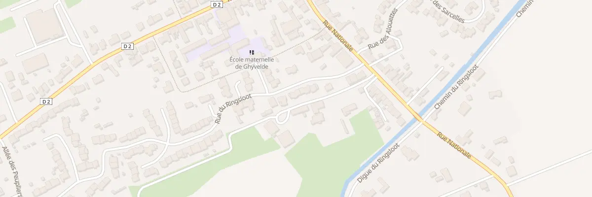 Plan du 5 Rue du Ringsloot Ghyvelde à Ghyvelde