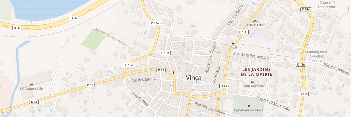 Plan du 9007 Rue de la Muraille à Vinça