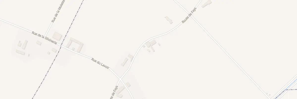 Plan du 85 Rte de Fays à Corbeilles